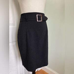 Y2K /90s Chic Pin Stripe Bestini Paris Skirt